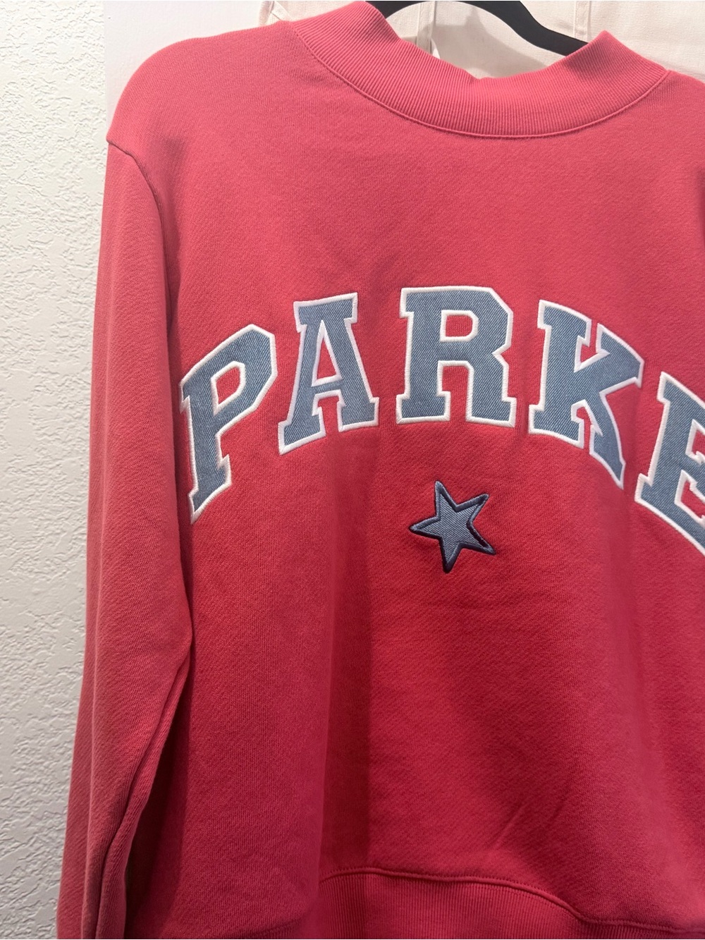 NEW WITHOUT BAG PARKE VINTAGE STAR S/M MOCKNECK